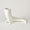 Global Views Cornucopia Vase - Matte White