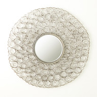 Global Views Curly Mirror - Nickel - Lg