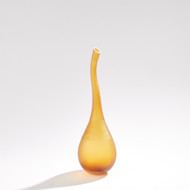 Global Views Curvature Bottle - Amber - Short
