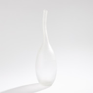 Global Views Curvature Bottle - White - Tall