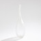 Global Views Curvature Bottle - White - Tall