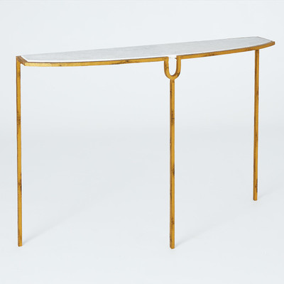 Global Views Curve Console - Gold