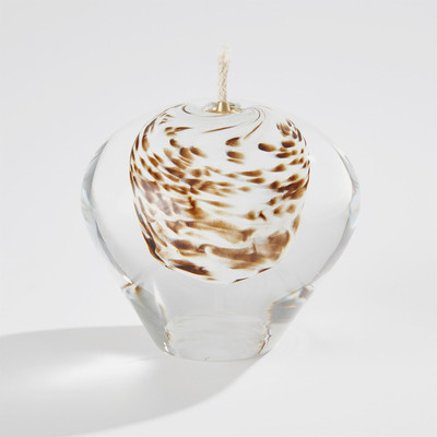 Global Views Daphne Oil Candle - Brown Spots - Lg
