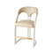 Global Views Delia Counter Stool - White Burl