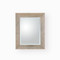 Global Views Delicate Basketweave Mirror - Silver