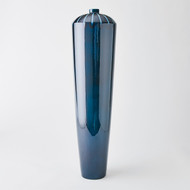 Global Views Domed Vase - Reactive Blue - Tall