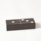 Global Views Dominoes Box - Black w - White Dots - Sm