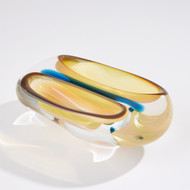 Global Views Doppiare Vessel - Blue Gelp