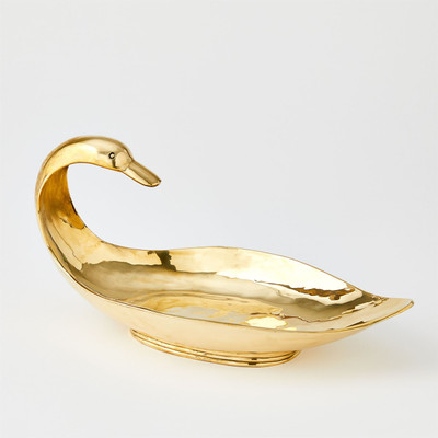Global Views Duck Bowl - Polished Brass - Lg