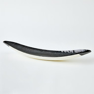 Global Views Ebony Ivory Gondola Bowl