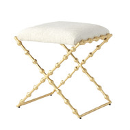 Global Views Elder Bench - Gold Leaf - Avoletta