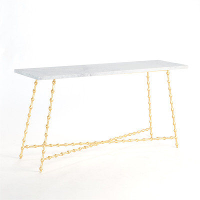 Global Views Elder Console - Gold Leaf