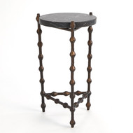 Global Views Elder Drinks Table - Bronze