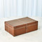 Global Views Emporium Home Tiburtina Box - Saddle - Lg