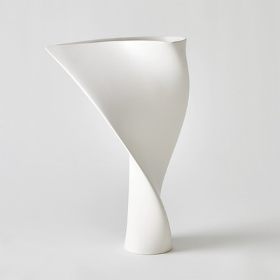 Global Views Euphonious Vase - Matte White
