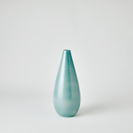 Global Views Feathered Vase - Lambs Ear - Med