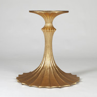 Global Views Flute Table Base - Gold Leaf - 26