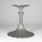 Global Views Flute Table Base - Silver Leaf - 26