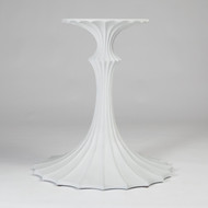 Global Views Flute Table Base - White - 26