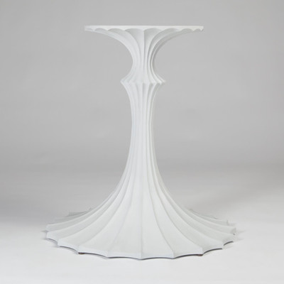 Global Views Flute Table Base - White - 26