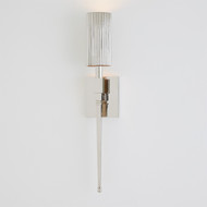 Global Views Fluted Single Sconce - Nickel