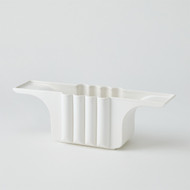 Global Views Flying Column Bowl - White