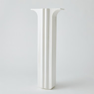 Global Views Flying Column Vase - White - Slim