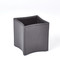 Global Views Folded Leather Pencil Cup - Black