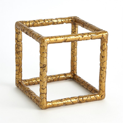Global Views Forged Cube - Gold