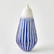 Global Views Furrow Vase - Cobalt - Lg