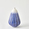 Global Views Furrow Vase - Cobalt - Sm