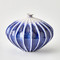 Global Views Furrow Vase - Cobalt - Wide