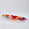 Global Views Fused Floral Boat Bowl - Bright