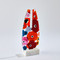 Global Views Fused Floral Flat Vase - Bright