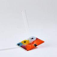 Global Views Fused Floral Vase - Bright