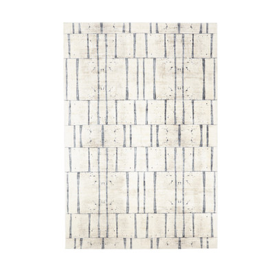 Global Views Genome Rug - Blue - Taupe - 6 x 9