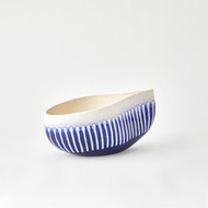 Global Views Giant Teardrop Bowl - Cobalt