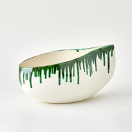 Global Views Giant Teardrop Bowl - Emerald