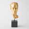 Global Views Gilded Portrait Sculpture - Gold Leaf