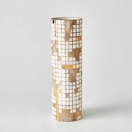 Global Views Golden Mosaic Vase - Lg