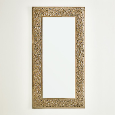 Global Views Golden Stone Mirror