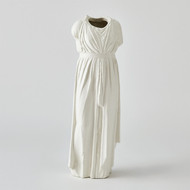 Global Views Greco Vase - Matte White - Lg