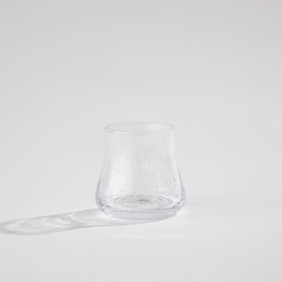 Global Views Hamish Glass - Clear Seeded - Short