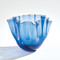 Global Views Handkerchief Vase - Blue - Lg