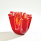 Global Views Handkerchief Vase - Deep Red - Lg