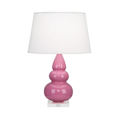 Small Triple Gourd Table Lamp - Schiaparelli Pink