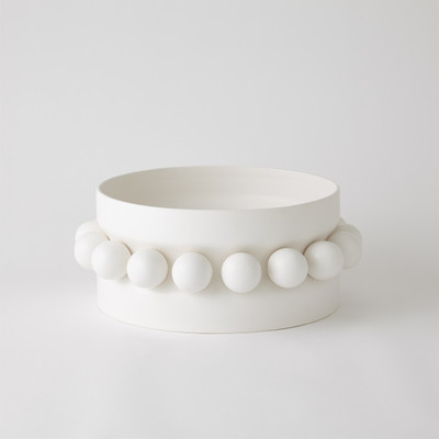 Global Views Hera Bowl - Matte White