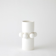 Global Views Hera Vase - Matte White - Sm