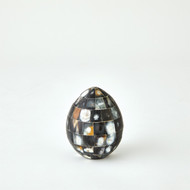 Global Views Horn Egg - Black - Med