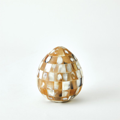 Global Views Horn Egg - Neutral - Lg